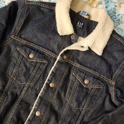 GAP Sherpa Lined Denim Jacket (Mens)