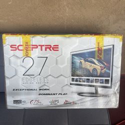 Sceptre 27-inch edgeless gaming monitor. 