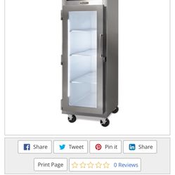 Traulsen G10010 29Cu Glass Door One Section Reach In Refrigerator 