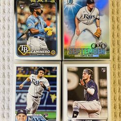 Tampa Bay Rays 160 Card Baseball Lot!