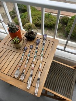 4 Beautiful Crystal Chakra Wands