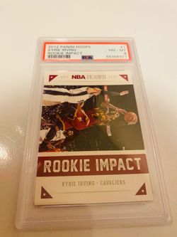 Kyrie Irving rookie  PSA 8