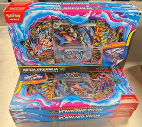 Mega Greninja ex premium collection box pokemon