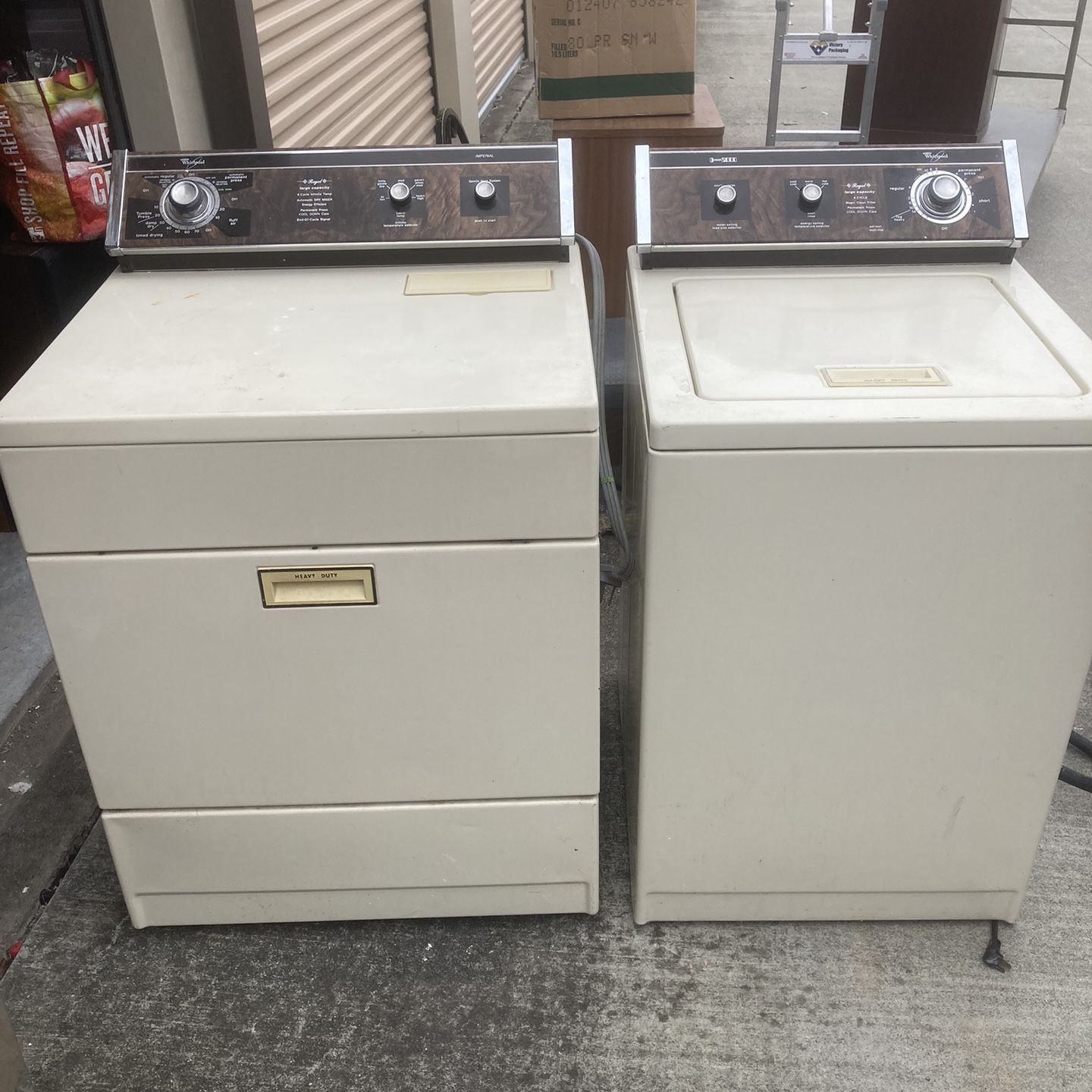 Washer And Dryer