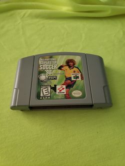 N64 International Superstar Soccer 98 Authentic Cartridge