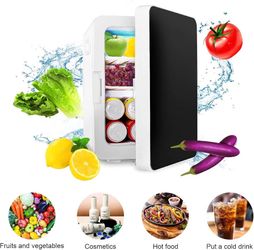 20L Mini Fridge, Mini Freezer, Large Capacity Compact Cooler and Warmer with Digital Thermostat Display and Control Temperature, Single Door Mini Frid