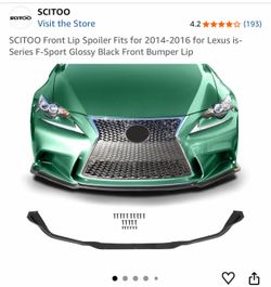 Lexus is front lip