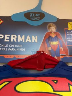 Superman Toddler Costume Size 2T-4T