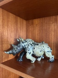Leopard Jasper rhino.