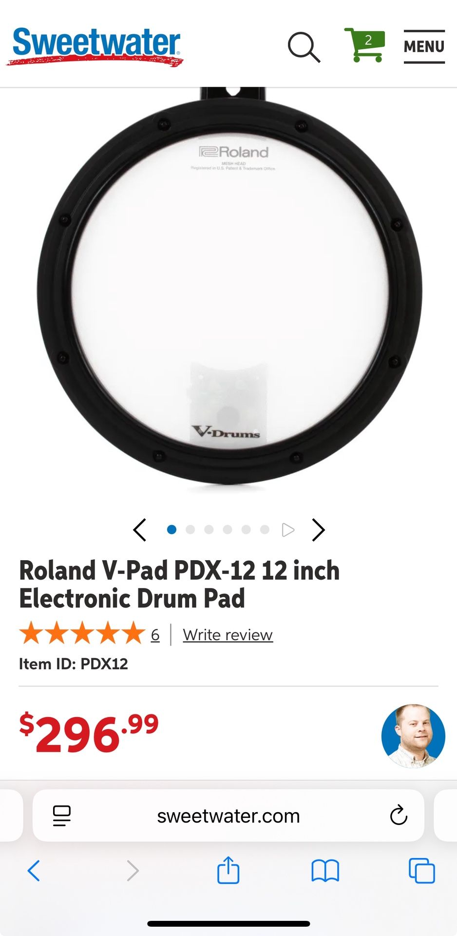 Roland Drum Pad: PDX-12