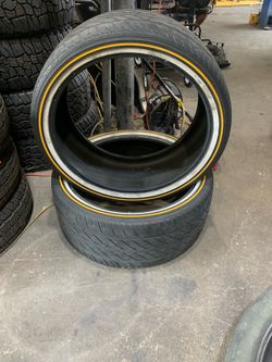305/35/24 vogue gold line used pair
