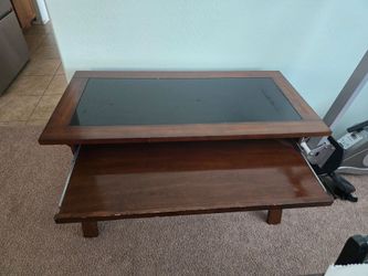 Desk with Glass Top