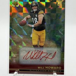 2025 Photogenic Will Howard FOTL Checkerboard Rookie Autograph /14