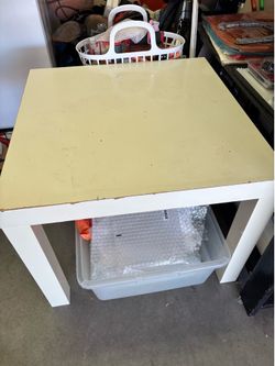 Off white craft table