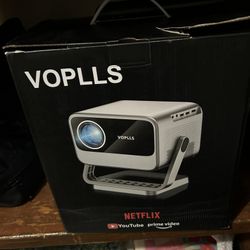 VOPLLS Smart Projector With Tripod