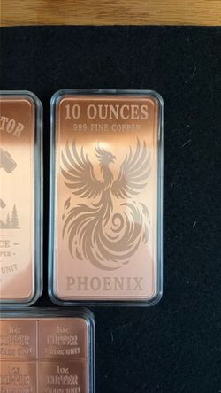 Copper Bars 10 oz