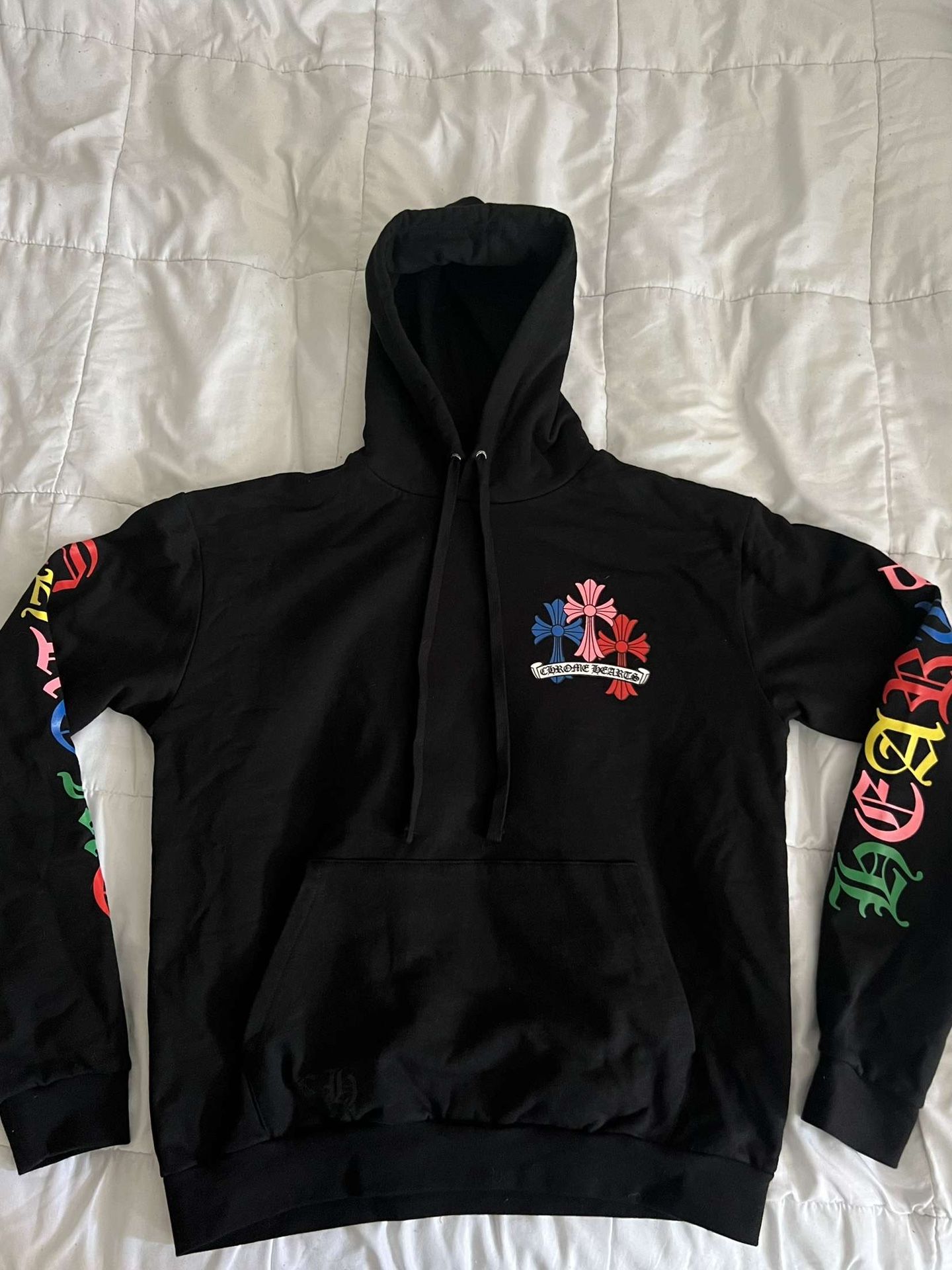 Chrome Hearts Cross Hoodie ‘Black/Multicolored’