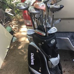 Golf Clubs And Bag