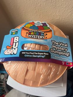 Crazy Fun Squishy Bun Super Mega Rainbow Mystery Dumpling