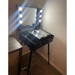 Makeup Vanity With Chair