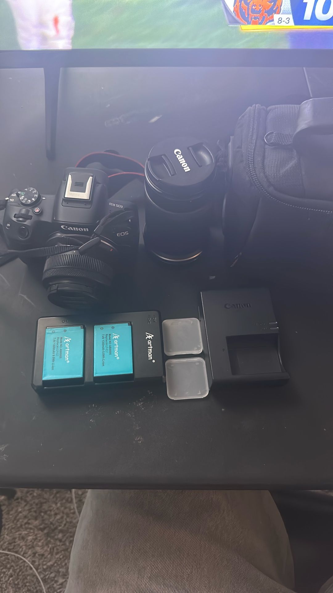 Canon EOS R50 + RF-S 18-45mm & 55-210mm lenses  + Extras Pro Photographer Starter Kit