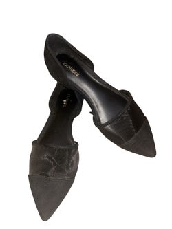 Express Women Black Flats