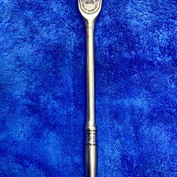 Snap On 1/4 Inch Drive Long Handle Chrome Ratchet Tool Machine 6.5” TML830 Socket Wrench Tools Quick-release Reversible Garage