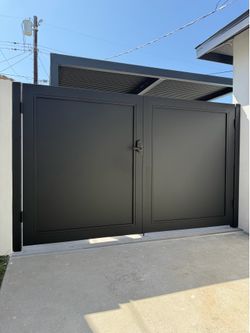 Wrought iron gate