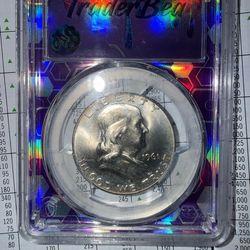 1961 Franklin Half Dollar PCGS MS64