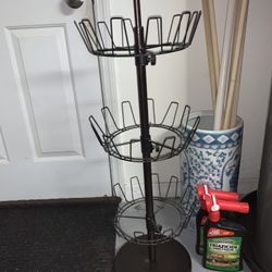 Weighted 3 Tier Adjustable Shoe rack 