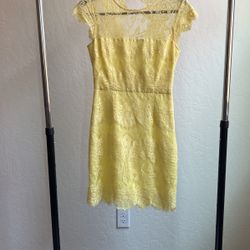 Yellow Lace Dress 