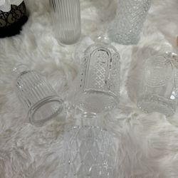 Vases En Cristal Para Bodas 6 Pk