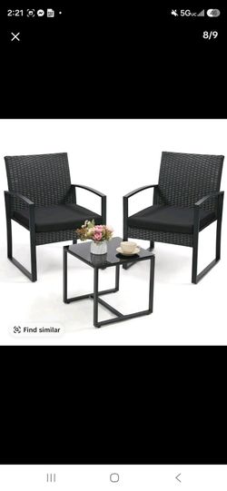 3 peice patio set