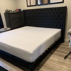 $599 Brand New King Bed Frame With Mattress (Read Description Below)