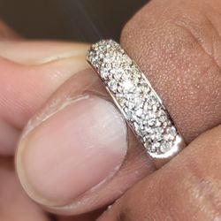 14k White Gold Diamond Ring