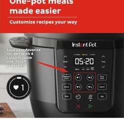 Instant-Pot RIO Chef Series 6 Qt Pressure Cooker, 7-in-1 Programmable Multi-Cooker, Non-Stick Ceramic Inner Pot, Dishwasher-Safe, Quick Steam Release,