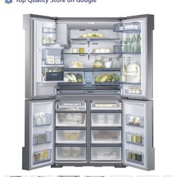 SAMSUNG 36 Inch 4-Door French Door Refrigerator with 34.3 cu. ft.