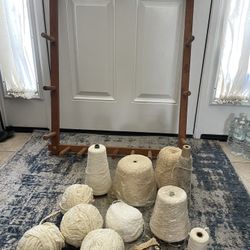 📦 Yarn & Warping Board Bundle – Perfect for Weaving, Macramé, and Fiber Arts 