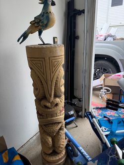Tiki Diablo edition garden statue