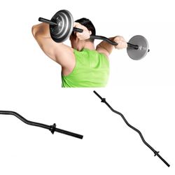 CAP Ez Curl Bar With Spinlocks