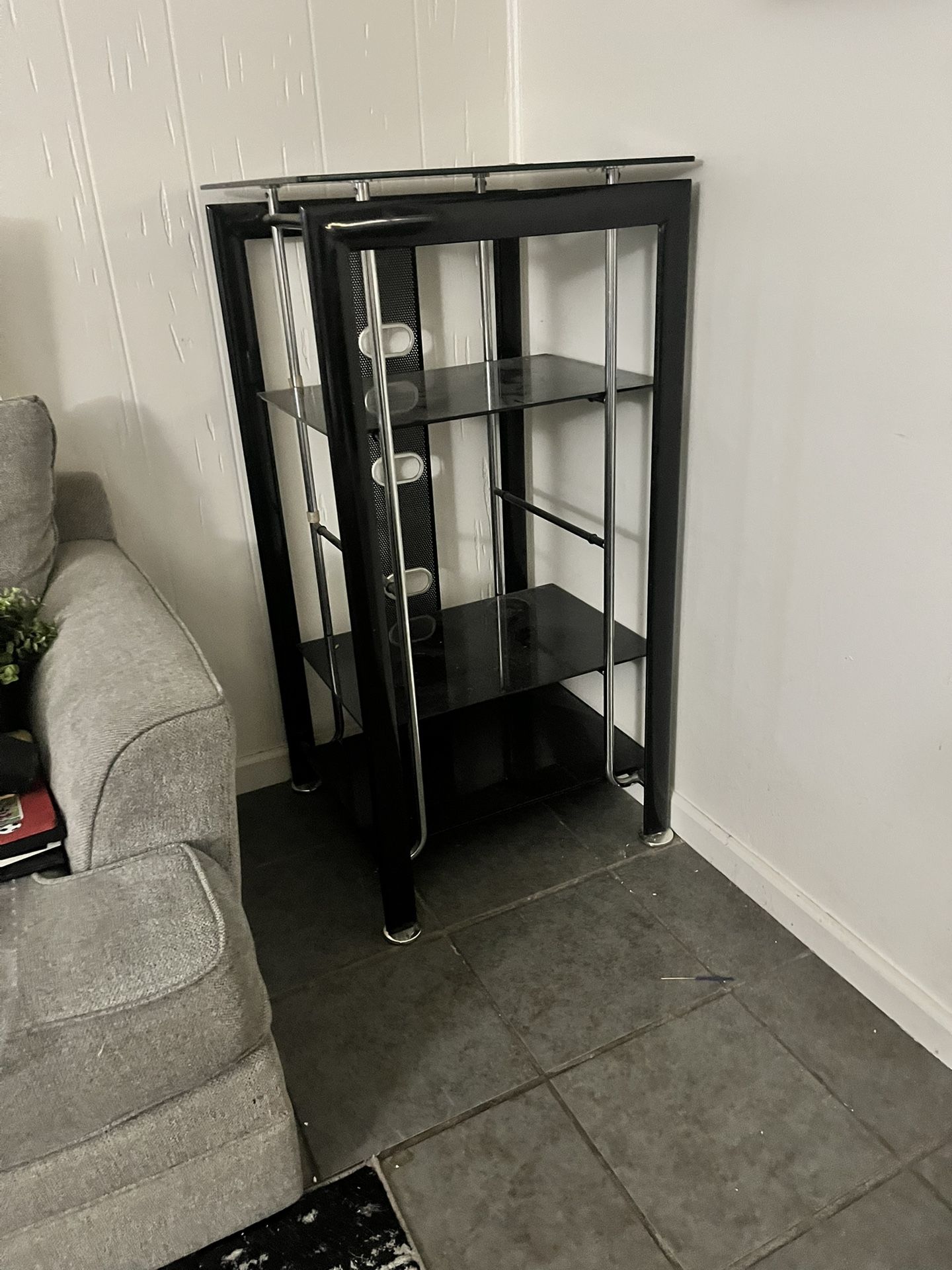 2 Entertainment Shelves