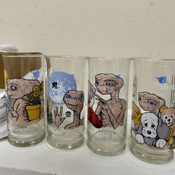 Vintage E.T. 1982 Pizza Hut Limited Edition Collectors Series Promo Glass  