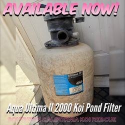 Aqua Ultima II 2000 Koi Pond Filter 