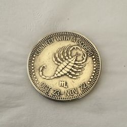 Scorpio- Scorpion - Astrology - Horoscope - Sex - Token - Pocket - Pendant