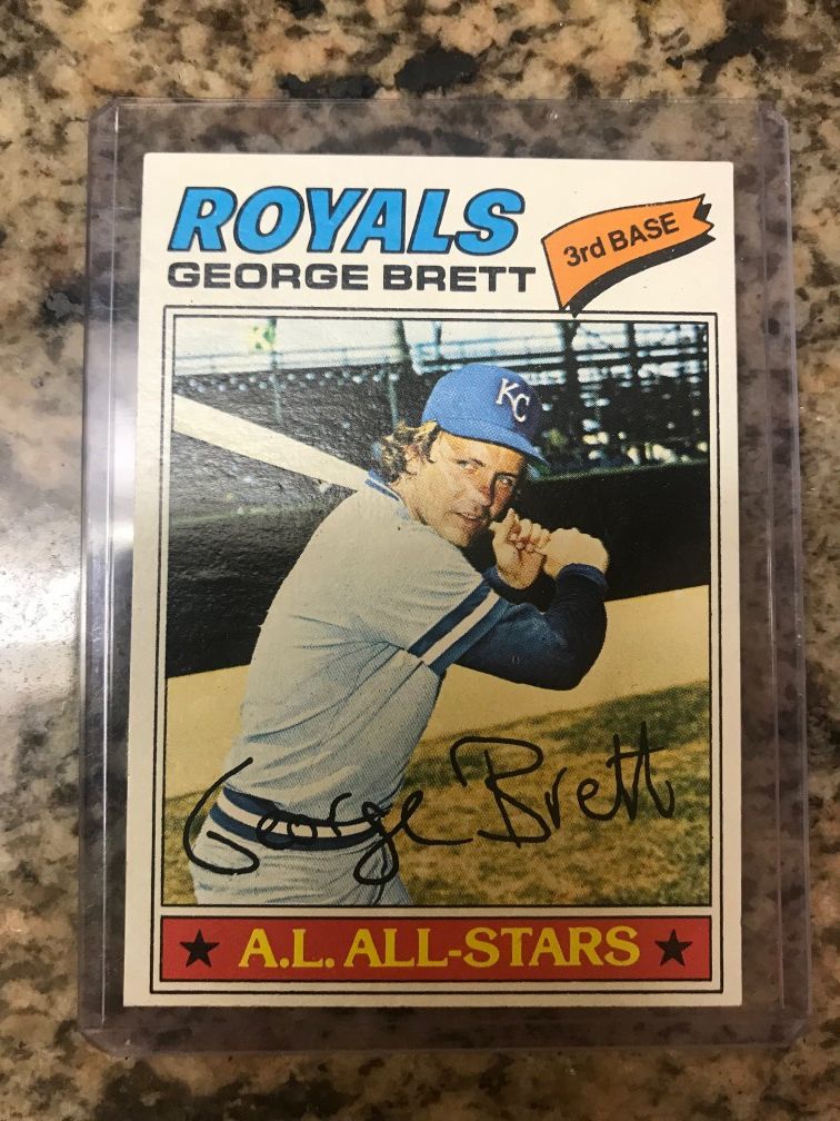 George Brett 1977 Topps Vintage baseball card