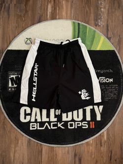 Hellstar track shorts black/white