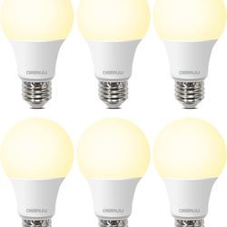 Light Bulbs 60W Equivalent, A19 Light Bulb Soft White 2700K 800LM 8.5 Watt, Non-Dimmable