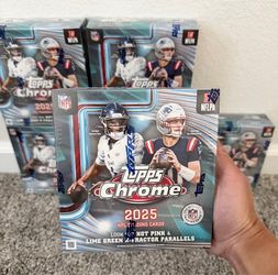 2025 Topps Chrome Football NFL Mega Box NEW/SEALED $95/per