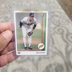 John Smoltz Upperdeck Rookie Baseball Card/taking Offers  Not A Dollar 