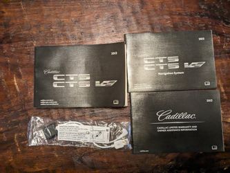 2013 Cadillac CTS-V Owners Manual Book Guide OEM